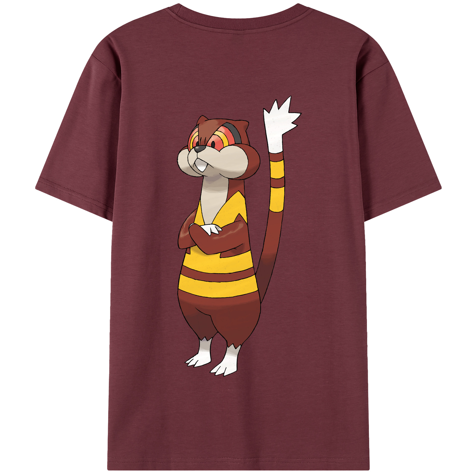 （画像用） ポケットモンスター Pokémon 綿100％半袖Tシャツ（背面プリント）